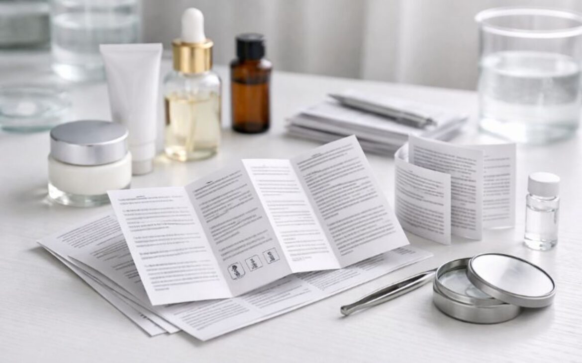 Druk ulotek kosmetycznych - jak pogodzić czytelność z wymaganiami etykietowania